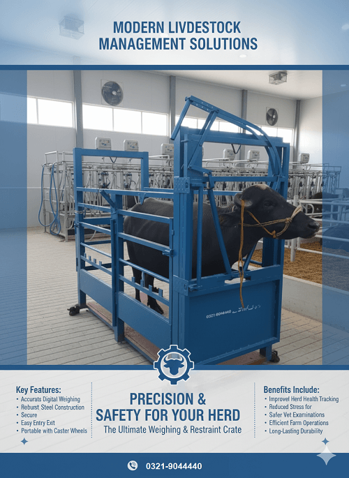 Cattle Crush with weight scale